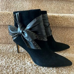 WHBM black booties